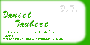 daniel taubert business card